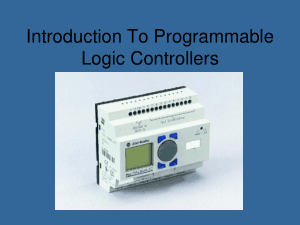 Introduction To Programmable Logic Controllers