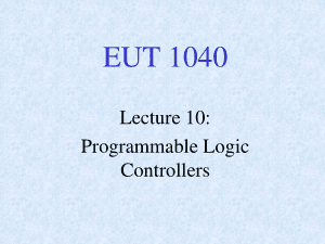 Programmable Logic Controllers (Lecture)
