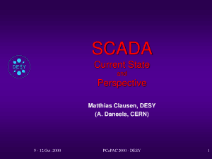 SCADA Current State and Perspective