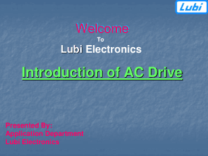 Introduction of AC Drive
