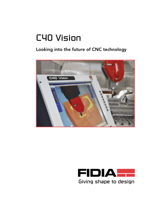 FIDIA C40 Vision Looking into the future of CNC technology