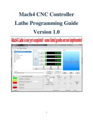 Mach4 CNC Lathe Programming Manual