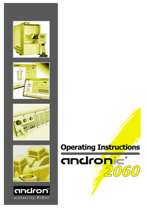 Andronic 2060 Operating Manual