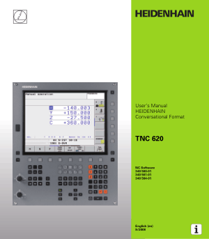 Heidenhain TNC 620 Conversational Format Users Manual
