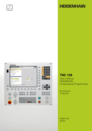 Heidenhain TNC 128 Conversational Programming User Manual