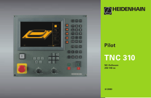 Heidenhain TNC 310 Pilot Manual 286 140-xx
