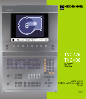 Heidenhain TNC 430 Conversational Format Manual