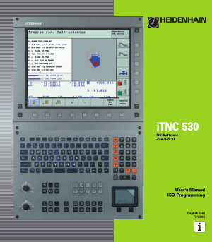 Heidenhain iTNC 530 ISO Programming Manual