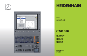 Heidenhain iTNC 530 Pilot smatT.NC Manual 340 494-03