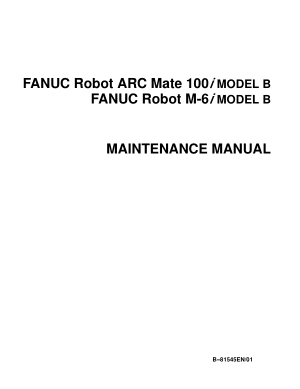 Fanuc Robot ARC Mate 100i MODEL B Maintenance Manual M-6i