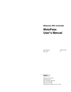Motoman MotoPass Users Manual