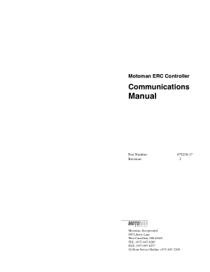 Motoman ERC Communication Manual