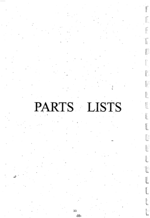 ACER Engine Lathe Parts List parts-el-oc35_70_series