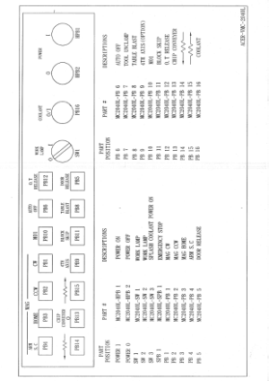 ACER VMC-2040L Electrical Layout