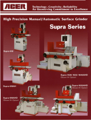 ACER Surface Grinders Supra Series