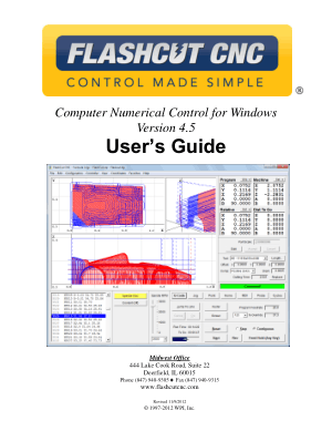 FlashCut CNC 4.5 Users Guide