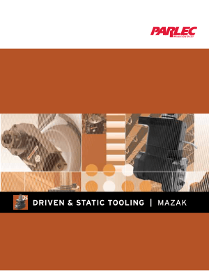 Driven & Static Tooling for Mazak