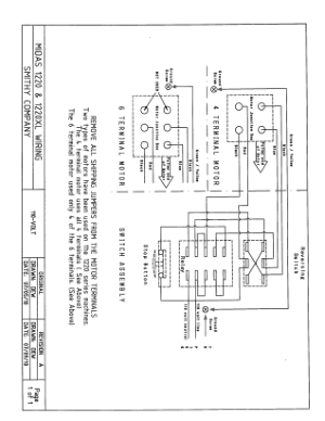 Smithy MI1220 MI1220 XL Wiring Diagrams