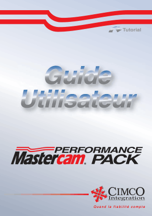 Guide utilisateur Pack Performance UGV Mastercam