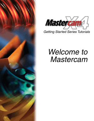 Welcome to Mastercam X4