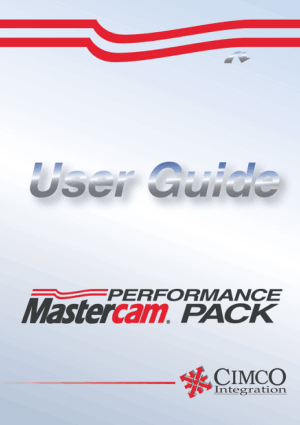 Mastercam Cimco HSM User Guide
