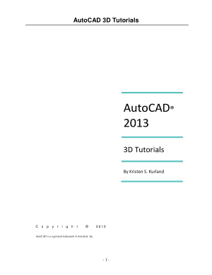 AutoCAD 3D Tutorials