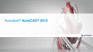 Autodesk AutoCAD 2015 Presentation