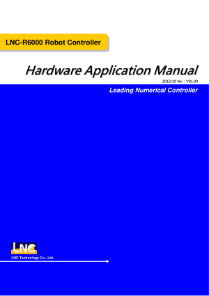 LNC-R6000 Robot Controller Hardware Application Manual