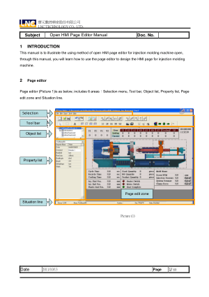 LNC Open HMI Page Editor Manual