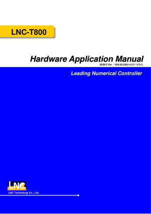 LNC-T800 Hardware Application Manual