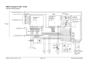 EMCO Compact 5 CNC Electrical Wiring Diagram