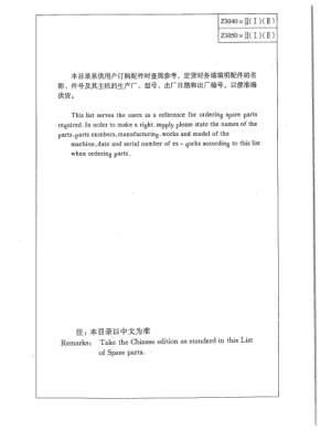Kent USA KRD-3050 Parts Manual