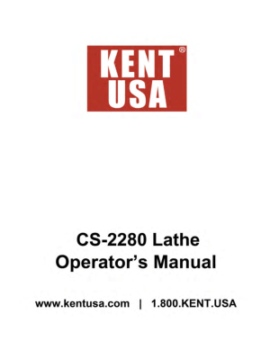 Kent USA CS-2280 Operator Manual