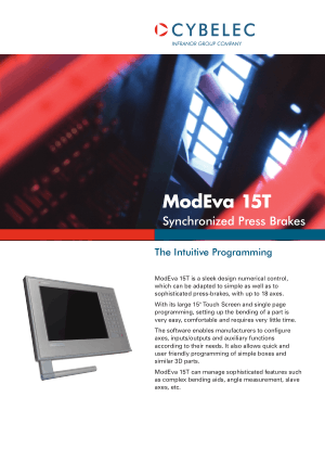 Cybelec Flyer ModEva 15T Synchronized Press Brakes