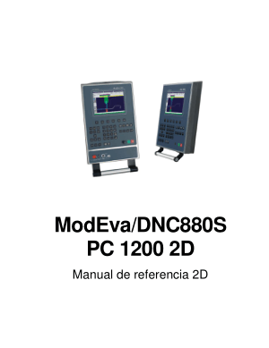Cybelec ModEvaDNC880S PC 1200 2D Manual de referencia 2D