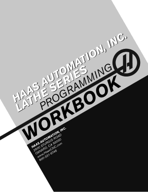 Haas Lathe Programming Workbook