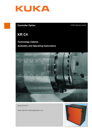 KUKA KR C4 Assembly and Operating Instructions Guide