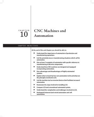 CNC Machines and Automation