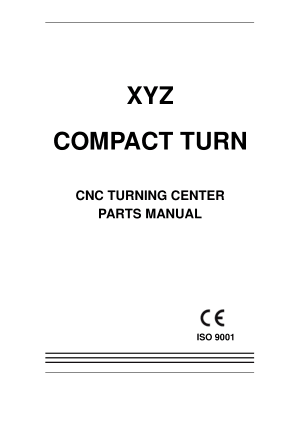 XYZ Compact Turn Parts Manual