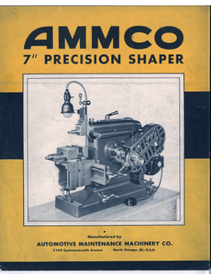 ﻿AMMCO 7″ Precision Shaper Manual