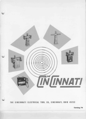 Cincinnati Touret Catalogue