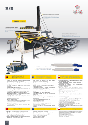 Sahinler Metal 3R HSS 30-350 Technical Specifications