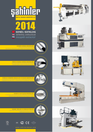 Sahinler Metal 2014 General Catalogue