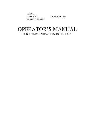 R2J50L DASEN-3i CNC FANUC 0i DNC Operator Manual