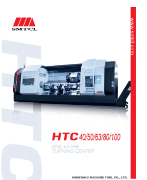 SMTCL HTC40 50 63 80 100 CNC Lathe Turning Center