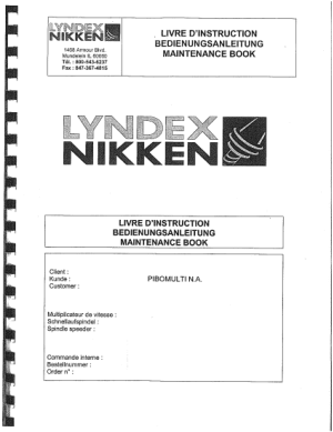 Lyndex-Nikken Pib HS Manual
