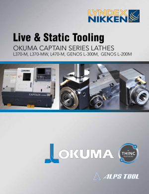 Lyndex-Nikken Okuma Live & Static Tooling Catalog capt 2013