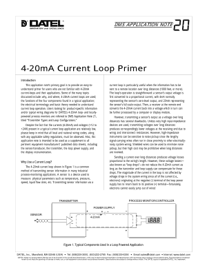 DATEL 4-20mA Current Loop Primer