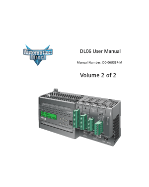 Automation Direct DL06 User Manual vol 2 of 2