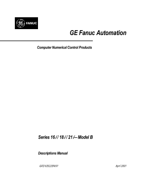 Fanuc Series 16i / 18i / 21i-Model B Descriptions Manual GFZ-63522EN/01